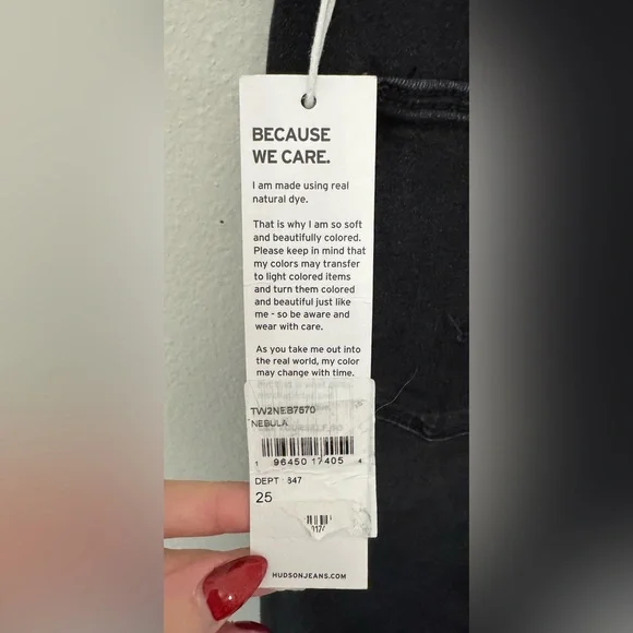 Hudson Jeans Women's Black Flare Denim